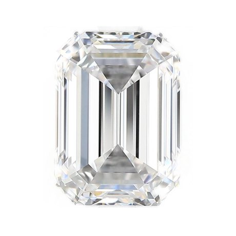 Emerald cut diamond