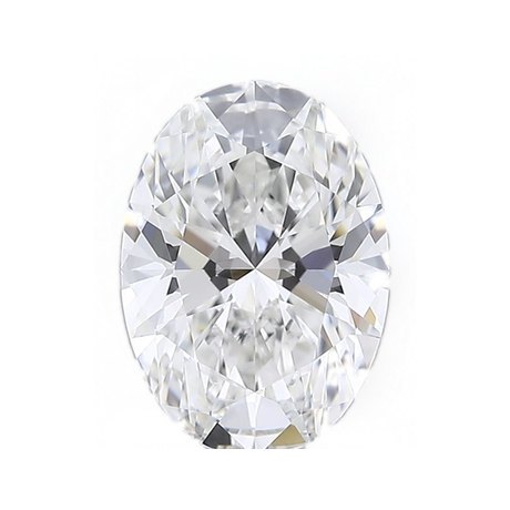 Oval cut diamond