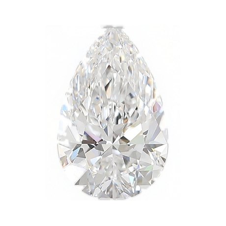 Pear cut diamond